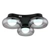 Lámparas Globo Lighting Carlene Plafones LED Negro, 1 luz
