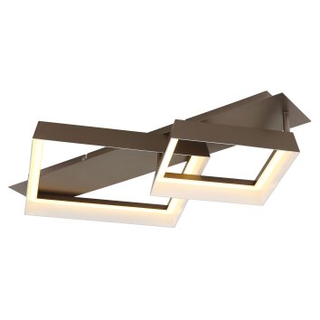 Lámparas Globo Lighting Syrakus Plafones LED Marrón, 1 luz