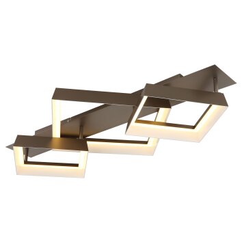 Lámparas Globo Lighting Syrakus Plafones LED Marrón, 1 luz