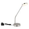 Lámparas Globo Lighting Silvio Lámparas de mesa LED Níquel-mate, 1 luz