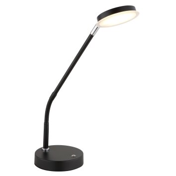 Lámparas Globo Lighting Silvio Lámparas de mesa LED Negro, 1 luz