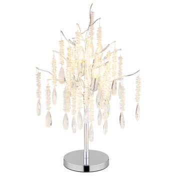 Lámparas Globo Lighting Kinga Lámparas de mesa Plata, 4 luces