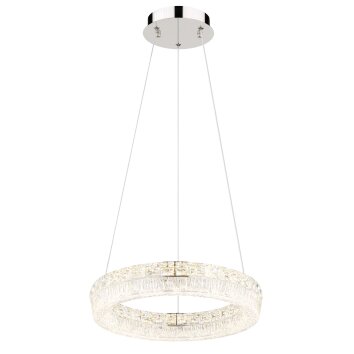 Lámparas Globo Lighting Laurel Lámparas suspendidas LED Cromo, 1 luz, Mando a distancia