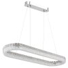 Lámparas Globo Lighting Laurel Lámparas suspendidas LED Cromo, 1 luz, Mando a distancia