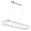 Lámparas Globo Lighting Laurel Lámparas suspendidas LED Cromo, 1 luz, Mando a distancia