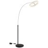 Lámparas Globo Lighting Laurel Lámpara de pie LED Negro, 1 luz