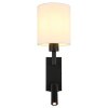 Lámparas Globo Lighting Zamora Apliques Negro, 1 luz