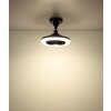 Lámparas Globo Lighting Lidea lámpara ventilador de techo LED Negro, 1 luz, Mando a distancia