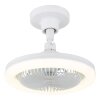 Lámparas Globo Lighting Lidea lámpara ventilador de techo LED Blanca, 1 luz, Mando a distancia