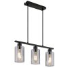 Lámparas Globo Lighting Hadera Lámparas suspendidas Negro, 3 luces