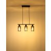 Lámparas Globo Lighting Hadera Lámparas suspendidas Negro, 3 luces