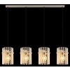 Lámparas Globo Lighting Gorley Lámparas suspendidas Color arena, 4 luces