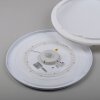 Lámparas Leuchten Direkt KYLE Plafones LED Plata, 1 luz