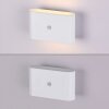Lámparas Leuchten Direkt ZIDDY Apliques LED Blanca, 2 luces, Sensor de movimiento