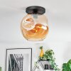 Ripoll Plafones, Luminarias esféricas Colores ámbar, 1 luz
