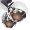 Chehalis Plafones, Luminarias esféricas Cromo, Ahumado, 4 luces