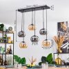 Apedo Lámparas suspendidas, Lámparas colgantes Colores ámbar, Ahumado, 6 luces