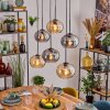 Apedo Lámparas suspendidas, Lámparas colgantes Colores ámbar, Ahumado, 6 luces