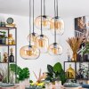 Apedo Lámparas suspendidas, Lámparas colgantes Colores ámbar, Transparente, 6 luces