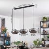 Mertola Lámparas suspendidas, Lámparas colgantes Negro, 3 luces