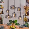 Apedo Lámparas suspendidas, Lámparas colgantes Transparente, Ahumado, 6 luces