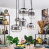 Apedo Lámparas suspendidas, Lámparas colgantes Transparente, Ahumado, 6 luces