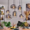 Apedo Lámparas suspendidas, Lámparas colgantes Transparente, Ahumado, 6 luces
