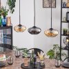 Mertola Lámparas suspendidas, Lámparas colgantes Colores ámbar, Ahumado, 3 luces