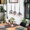 Ripoll Lámparas suspendidas, Luminarias esféricas, Lámparas colgantes Crudo, Negro, 3 luces