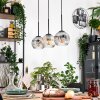 Ripoll Lámparas suspendidas, Luminarias esféricas, Lámparas colgantes Crudo, Negro, 3 luces