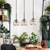Ripoll Lámparas suspendidas, Luminarias esféricas, Lámparas colgantes Crudo, Negro, 3 luces