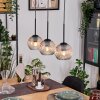 Ripoll Lámparas suspendidas, Luminarias esféricas, Lámparas colgantes Crudo, Negro, 3 luces