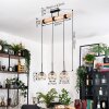 Ripoll Lámparas suspendidas, Luminarias esféricas, Lámparas colgantes Crudo, Negro, 3 luces