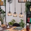 Ripoll Lámparas suspendidas, Luminarias esféricas, Lámparas colgantes Crudo, Negro, 3 luces