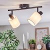 Fallhagen Plafones, Spot techo Negro, 2 luces