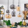Apedo Lámparas suspendidas, Luminarias esféricas, Lámparas colgantes Colores ámbar, Ahumado, 6 luces