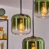 Lauden Lámparas suspendidas, Lámparas colgantes Verde, Transparente, 3 luces