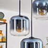 Lauden Lámparas suspendidas, Lámparas colgantes Azul, Transparente, 3 luces