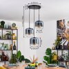 Lauden Lámparas suspendidas, Lámparas colgantes Azul, Transparente, 3 luces