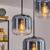 Lauden Lámparas suspendidas, Lámparas colgantes Azul, Transparente, 3 luces