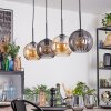 Koyoto Lámparas suspendidas, Luminarias esféricas, Lámparas colgantes Colores ámbar, Ahumado, 4 luces