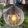 Koyoto Lámparas suspendidas, Luminarias esféricas, Lámparas colgantes Transparente, Ahumado, 4 luces