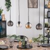 Koyoto Lámparas suspendidas, Luminarias esféricas, Lámparas colgantes Colores ámbar, Transparente, Ahumado, 4 luces