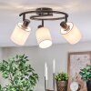 Fallhagen Plafones, Spot techo Negro, 3 luces