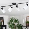 Fallhagen Plafones, Spot techo Negro, 4 luces