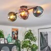 Gastor Plafones, Luminarias esféricas Azul, Cromo, Verde, Transparente, Color cobre, Ahumado, 4 luces
