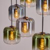 Lauden Lámparas suspendidas, Lámparas colgantes Azul, Verde, Transparente, Ahumado, 6 luces