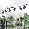 Fallhagen Plafones, Spot techo Negro, 6 luces