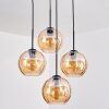 Koyoto Lámparas suspendidas, Luminarias esféricas, Lámparas colgantes Colores ámbar, 4 luces