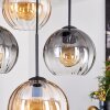 Koyoto Lámparas suspendidas, Luminarias esféricas, Lámparas colgantes Colores ámbar, Transparente, Ahumado, 4 luces